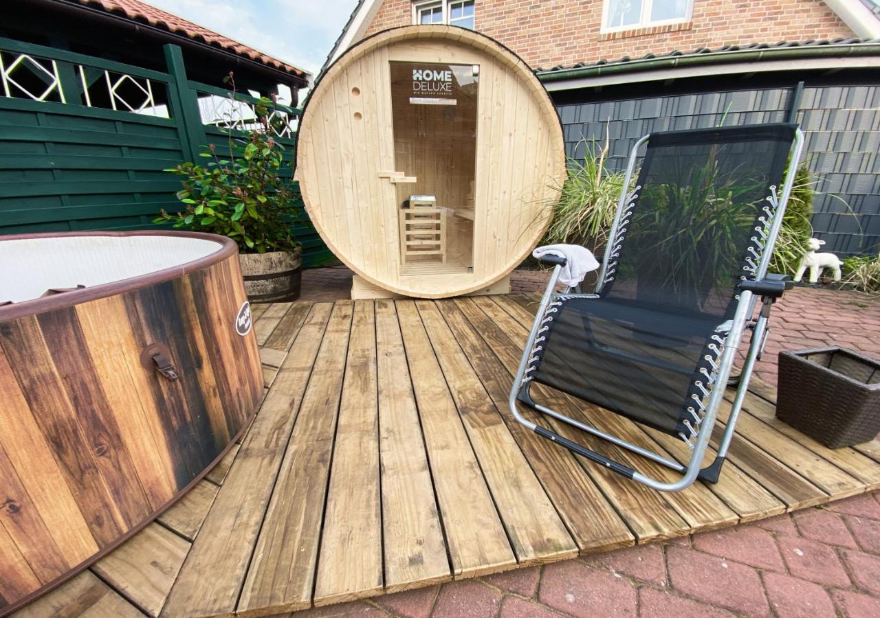 Ferien Im Wangerland Ferienwohnung Insel Minsen Schillig Hund Pool Sauna Kültér fotó